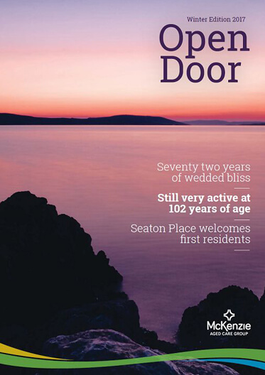 Front cover Open Door magazine Winter 2017