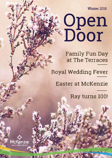 Front cover Open Door magazine Winter 2018