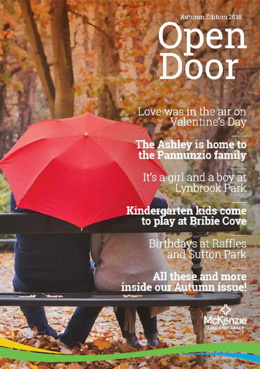 Front cover Open Door magazine Autumn 2018