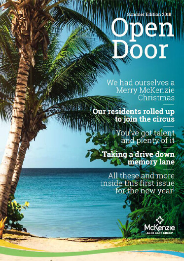 Front cover Open Door magazine Summer 2018