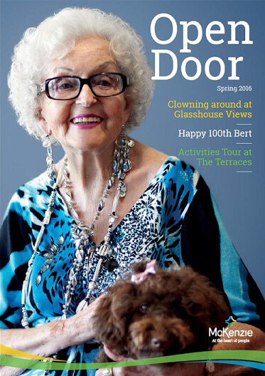 Front cover Open Door magazine Spring 2016